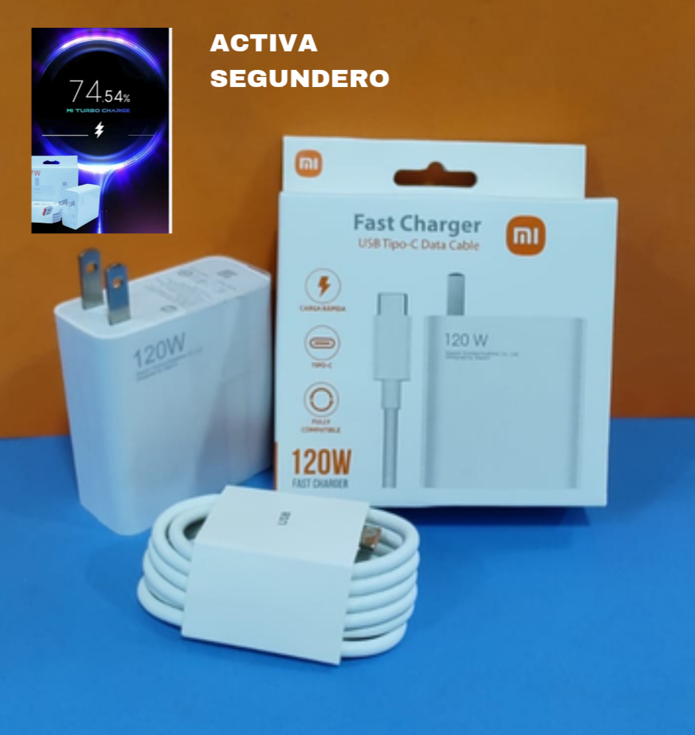 CARGADOR 120W ACTIVA SEGUNDERO