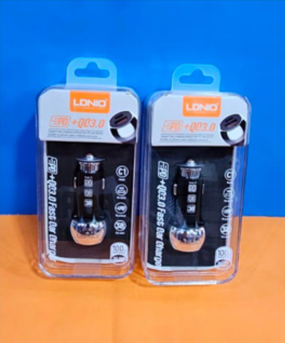 C1 CARGADOR DE AUTO LDNIO USB+PD 38W