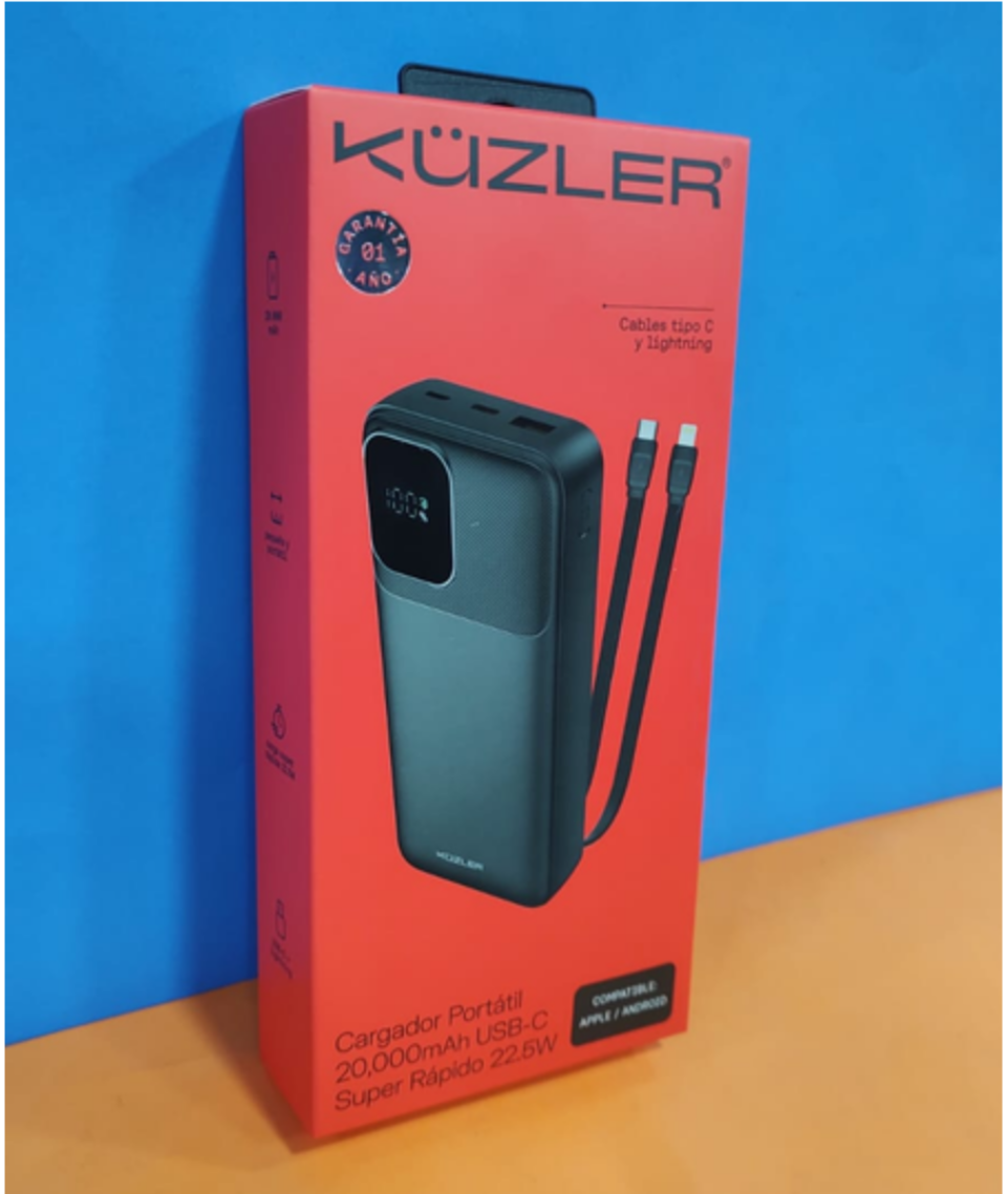 POWER BANK KUZLER 107N 20,000 mAh