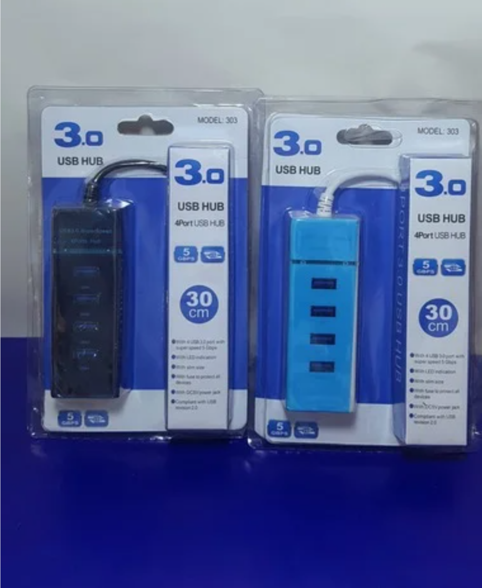 EXTENSION HUB USB 3.0 4 PUERTOS