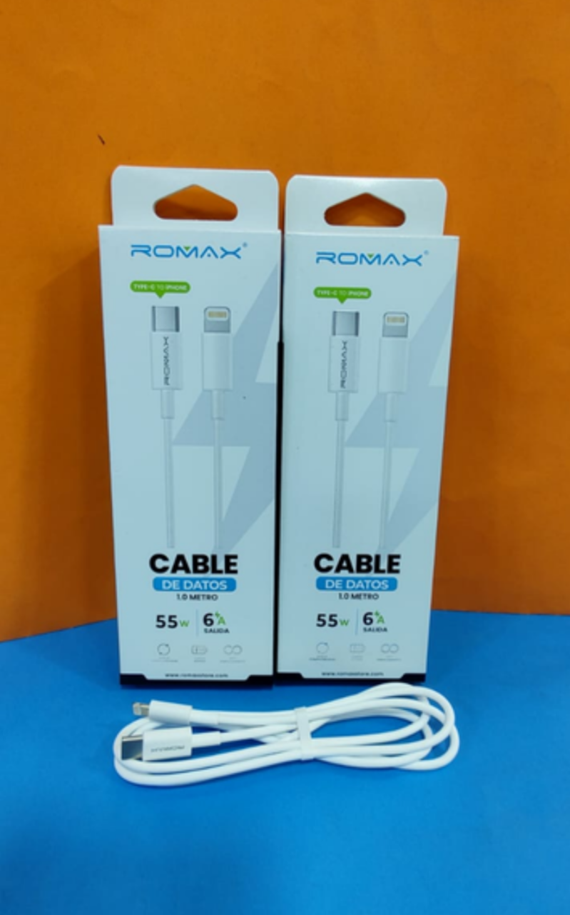 CABLE IPHONE ROMAX TCD0477