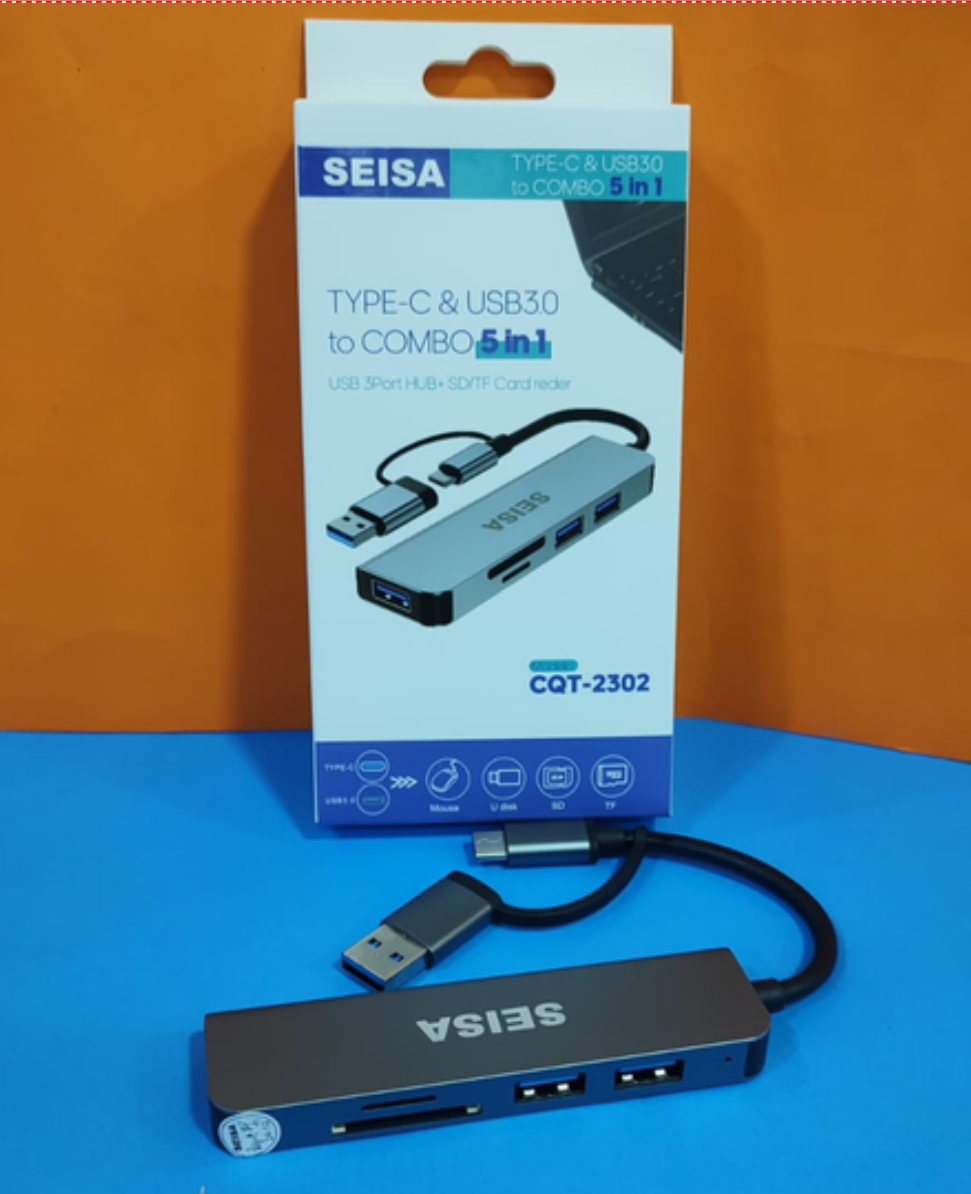 USB MUTI HUB SEISA 5 IN 1 CQT-2302