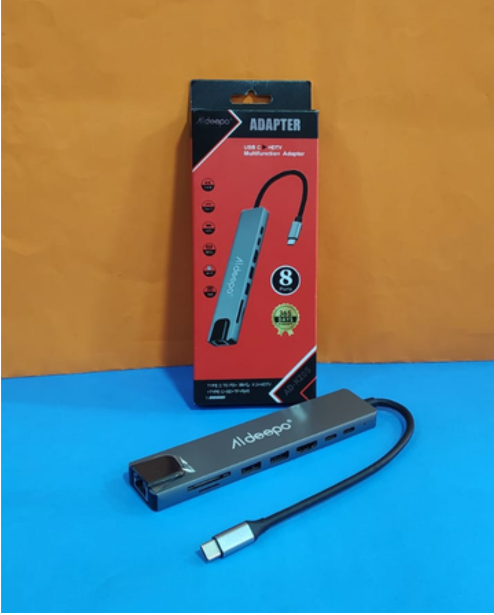 ADAPTADOR ALDEEPO 8 PUERTOS AD-KZ05