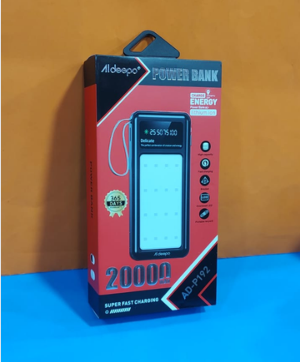 POWER BANK ALDEEPO 20,000 mAh AD-P192