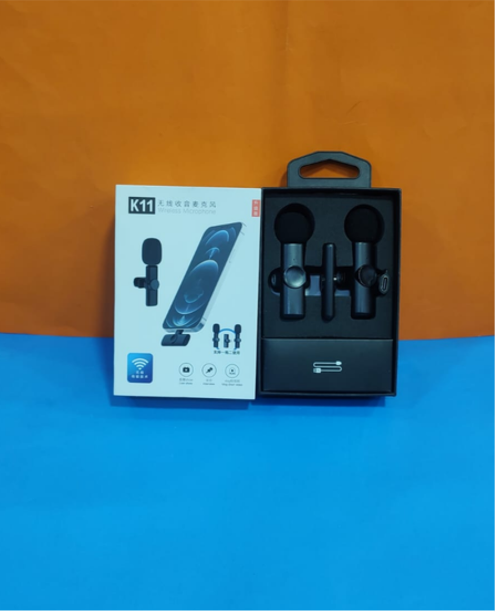 MICROFONO SOLAPERO DUAL K11 C/IPHONE