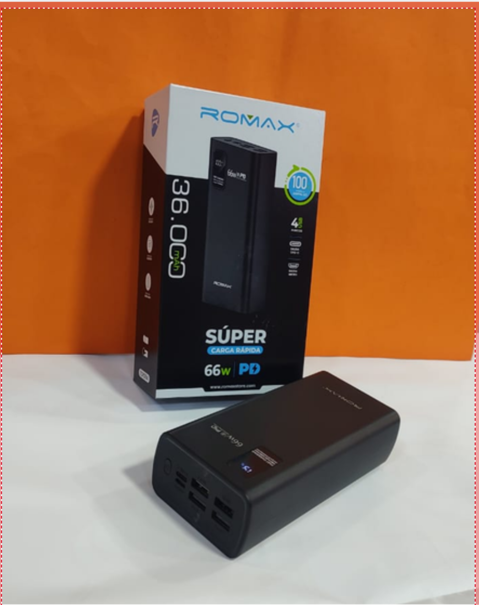 POWER BANK ROMAX TCP0194 36,000 MAH