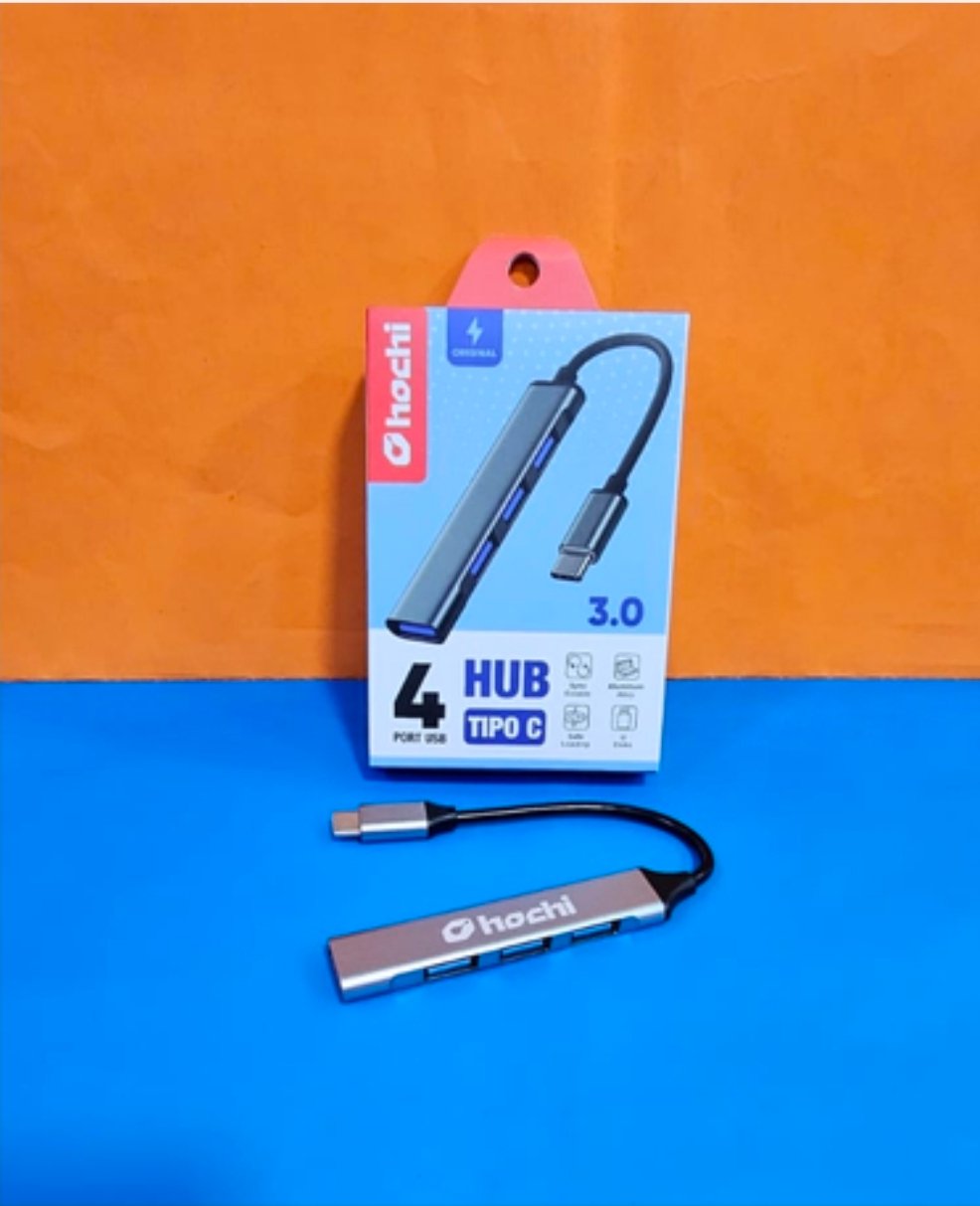HUB HOCHI 4 PUERTOS USB TYPE C 3.0 203