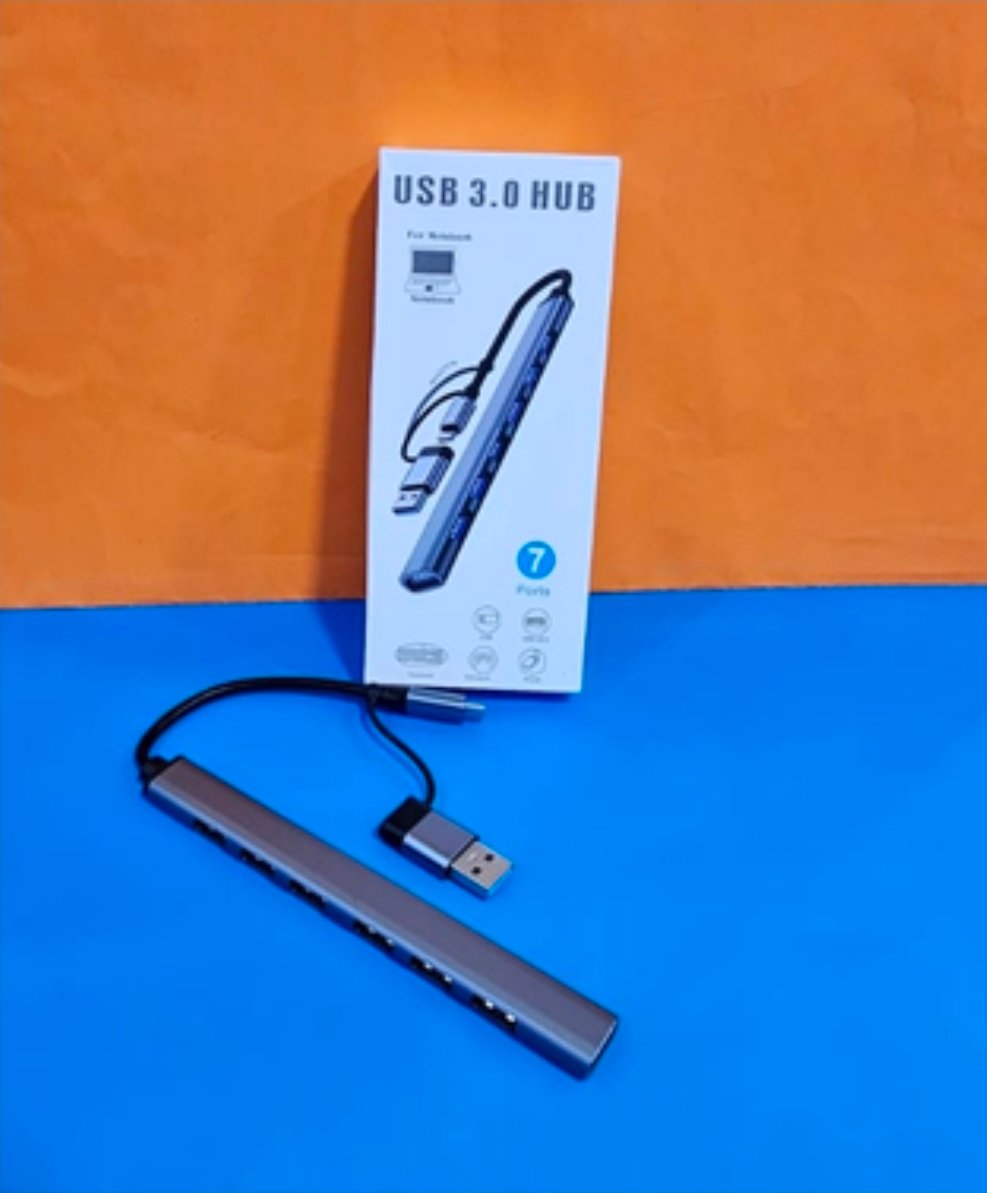 HUB HOCHI 7 PUERTOS USB TYPE C 3.0 26B_A10