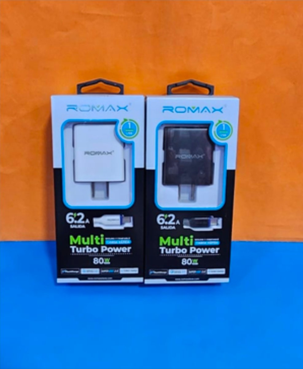 TCC0658 CARGADOR ROMAX C 6.2A 80W 